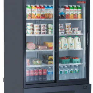 New Air 55" Two Sliding Glass Door Merchandiser