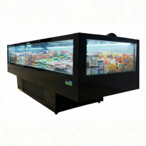 99'' Alaska-Line Double Temperature Island Cooler/Freezer with Door