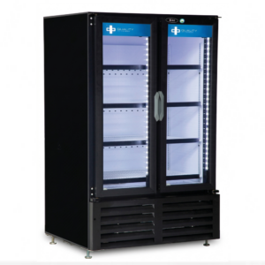 QBD 30.8" Double Glass Swing Door Cooler