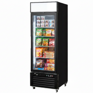 27'' EFI Single Door Glass Refrigerator Merchandiser 19.4 Cu.Ft.