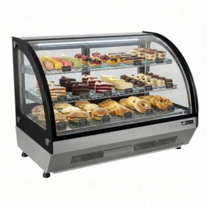 35″ EFI Curved Glass Countertop Display Refrigerator 5.7 Cu.Ft -