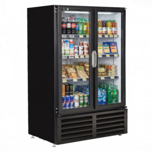 QBD Low Profile Glass Door Mid Size Cooler