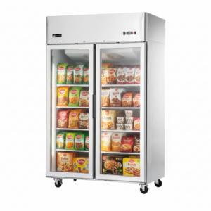 52" EFI Double Glass Door Display Freezer 43.2 Cu.Ft.