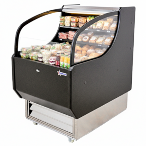 26" Omcan Open Air Refrigerated Display Case 6.6 Cu.Ft.