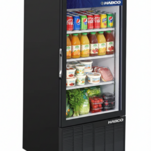 Habco 24" 3-Shelf Single Door Refrigerated Merchandiser