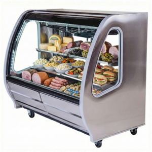 56" Pro-Kold Deli Case Stainless Steel 21 Cu.Ft.