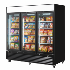 82'' EFI 3 Door Glass Freezer Merchandiser 72.4 Cu.Ft.