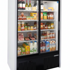 Habco Double Sliding Door 47" Wide Display Refrigerator