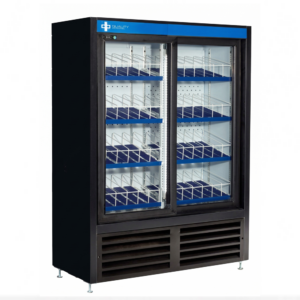 QBD 36" Double Glass Slide Door Cooler