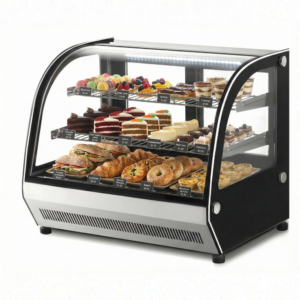 36'' CHEF Refrigerated Countertop Display Case Curved -