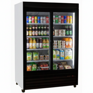 Kool-It Double Sliding Door 48" Wide Display Refrigerator - 37.8 Cu.Ft