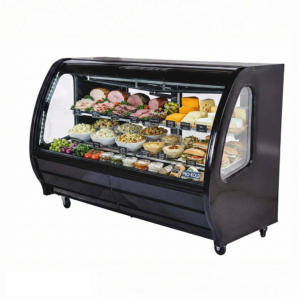 74'' Pro-Kold Deli Case Black 28 Cu.Ft -