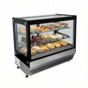 36'' EFI Countertop Rectangle Glass Refrigerated Display Case -