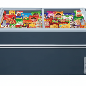 72'' CHEF Combined Island Freezer with Sliding Glass Top