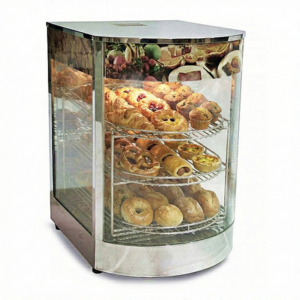 14" Omcan Curved Glass Display Warmer