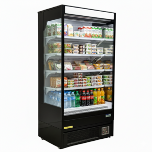 Alaska-Line 39" Open Air Cooler Display Merchandise Refrigeration – 12.3 Cu. Ft. Capacity –