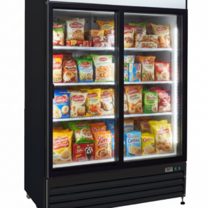 55'' EFI 2 Door Glass Freezer Merchandiser 43.5 Cu.Ft. -
