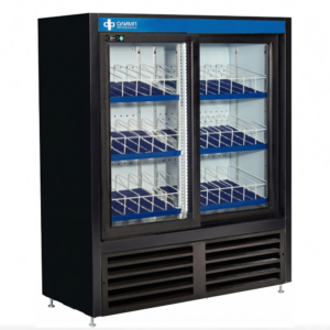 QBD 47" Double Glass Slide Door Cooler