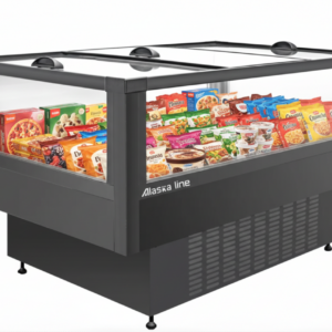 59'' Alaska-Line Double Temperature Island Cabinet with Door