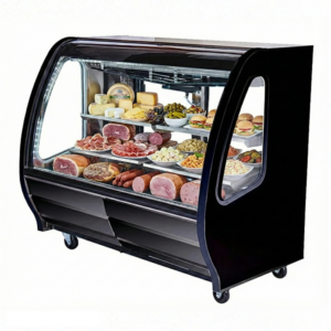 56" Pro-Kold Deli Case Black 21 Cu.Ft.