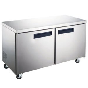 60'' CHEF Double Door Undercounter Freezer