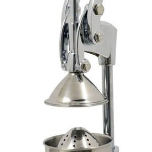 Omcan Manual Chrome Juice Extractor with 5” Cutter Plate Diameter