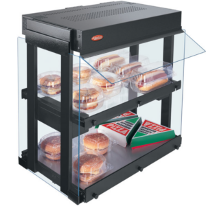 Hatco Gray Dual Shelf Heated Glass Mini-Merchandising Warmer