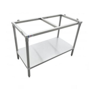 30″x72″ Stainless Steel Solid Poly Top Table