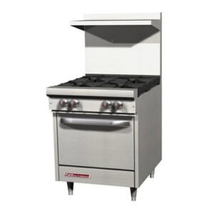 24'' Southbend 4 Burner Range with Oven