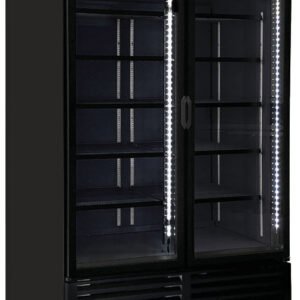QBD 52" Double Glass Swing Door Cooler