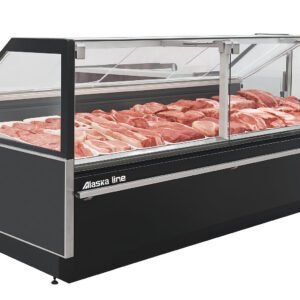 77'' Alaska-Line Slim Deli/Meat Square Glass Showcase