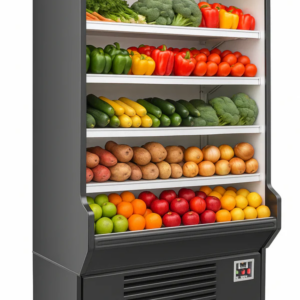 Alaska-Line 77'' Open-Air Merchandiser Display Cooler – 28 Cu. Ft. Capacity –