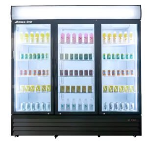 Alaska Line 78'' Three Glass Door Cooler 68.3 Cu.Ft. Capacity