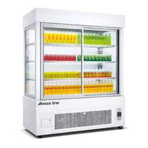 Alaska Line 59'' Sliding Glass Door Beverage/Pastry Showcase Refrigerator