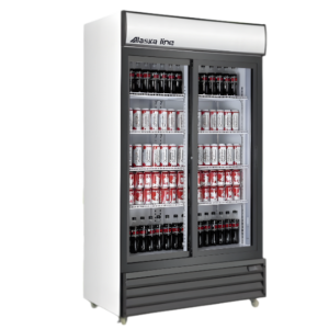 Alaska-Line 52" Two Swing Glass Door Cooler 38.3 Cu.Ft.