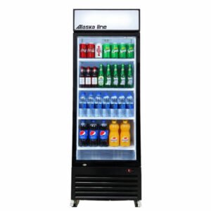 Alaska-Line 27.5" Single Glass Door Cooler 23 Cu. Ft. Capacity