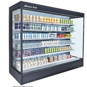 Alaska Line 98'' Open Air Merchandise Cooler Remote Compressor