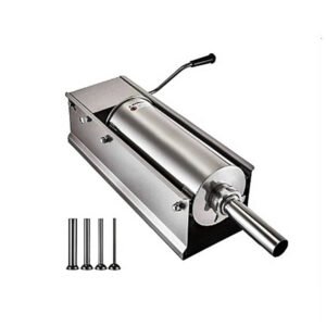 CHEF Stainless Steel Horizontal Sausage Stuffer 11LBS Capacity