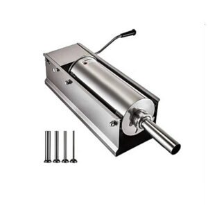 CHEF Stainless Steel Horizontal Sausage Stuffer 15LBS Capacity