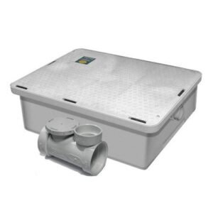 Canplas 25 GPM Low Profile Grease Interceptor - 50 lb. Capacity Min., 2" Connection