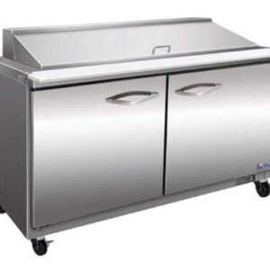 Ikon 61.2" Mega Top Refrigerated Prep Table with Two Doors