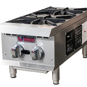 Ikon Two Burner Gas Hot Plate - 50000 BTU