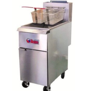 Ikon 75-80 lb. Gas Floor Fryer - 150000 BTU