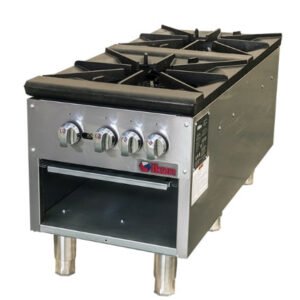 Ikon Double Gas Stock Pot Range - 160000 BTU