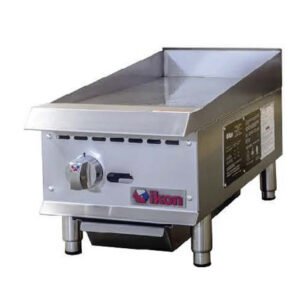 Ikon 12" Nat Gas Manual Control Flat Griddle