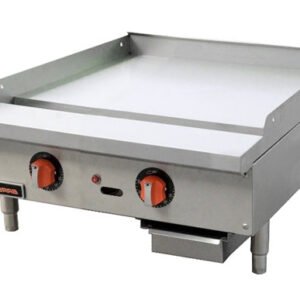 Sierra 24" Gas Griddle w/ Thermostatic Controls