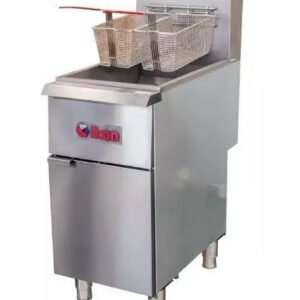 Ikon Natural Gas Floor Fryer 35-40 lb. Capacity - 90000 BTU