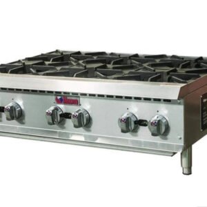 Ikon 6 Burner Gas Hot Plate - 150000 BTU
