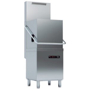 Fagor Commercial 25″ Ventless High-Temp Hood-Type Dishwasher Featuring Heat Recovery, 38 Racks per Hour