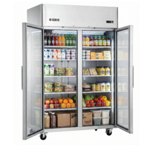 EFI 51" Double Glass Door Display Cooler 43.2 Cu.Ft.